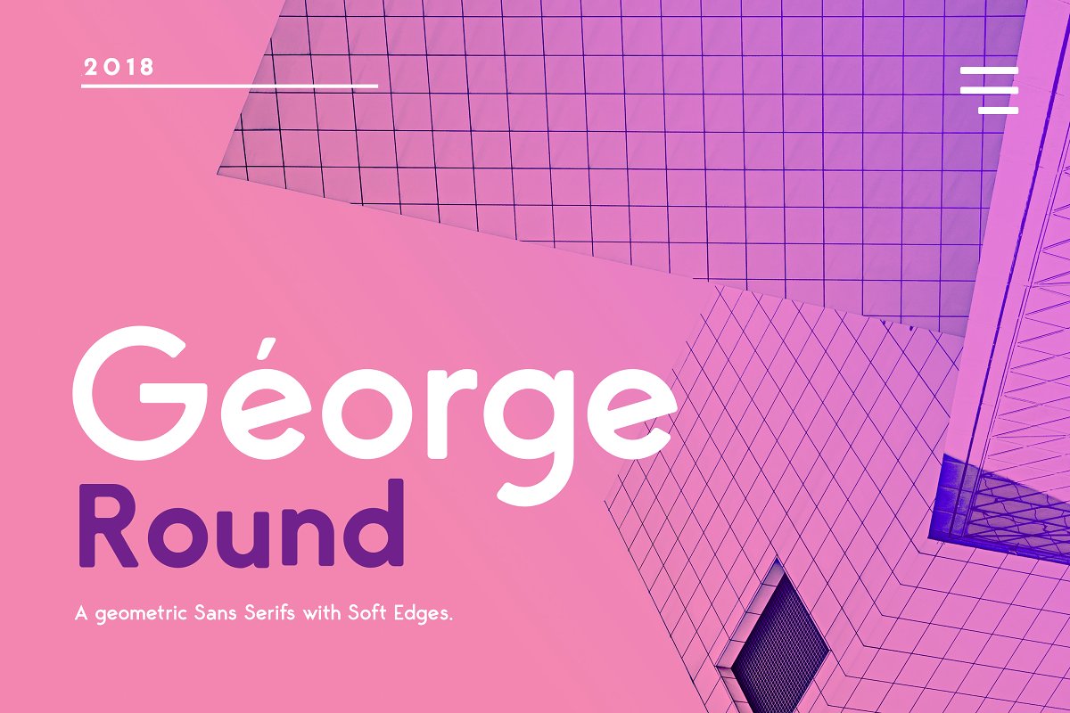 George Round Font preview